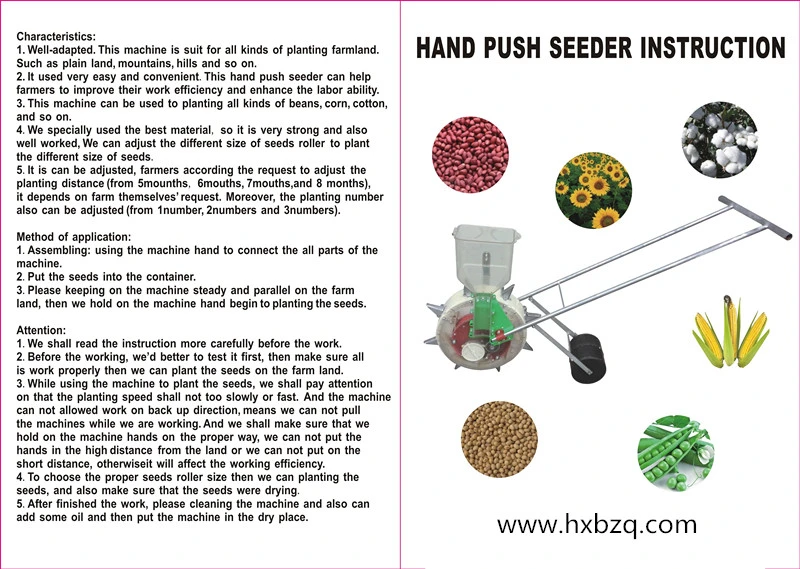 Hand Push Corn Seeder Corn Planter